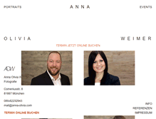 Tablet Screenshot of anna-olivia.com